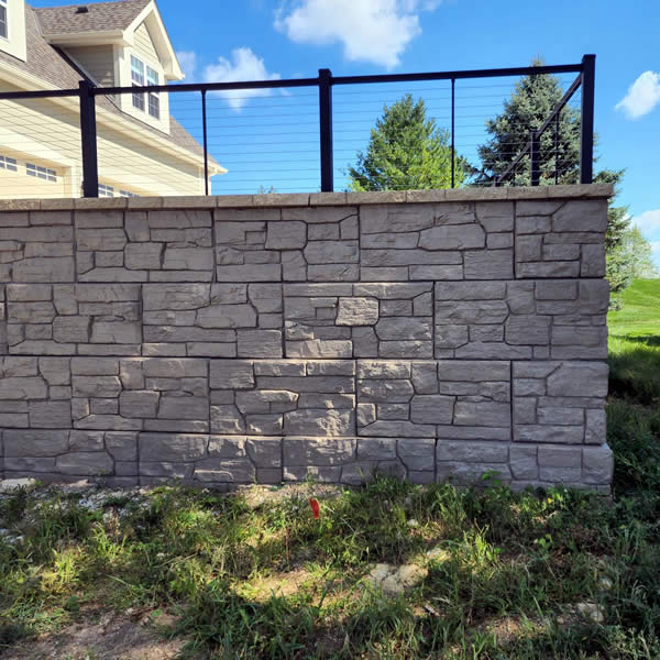 Retaining Wall Construction from Terry's Excavating Milwaukee